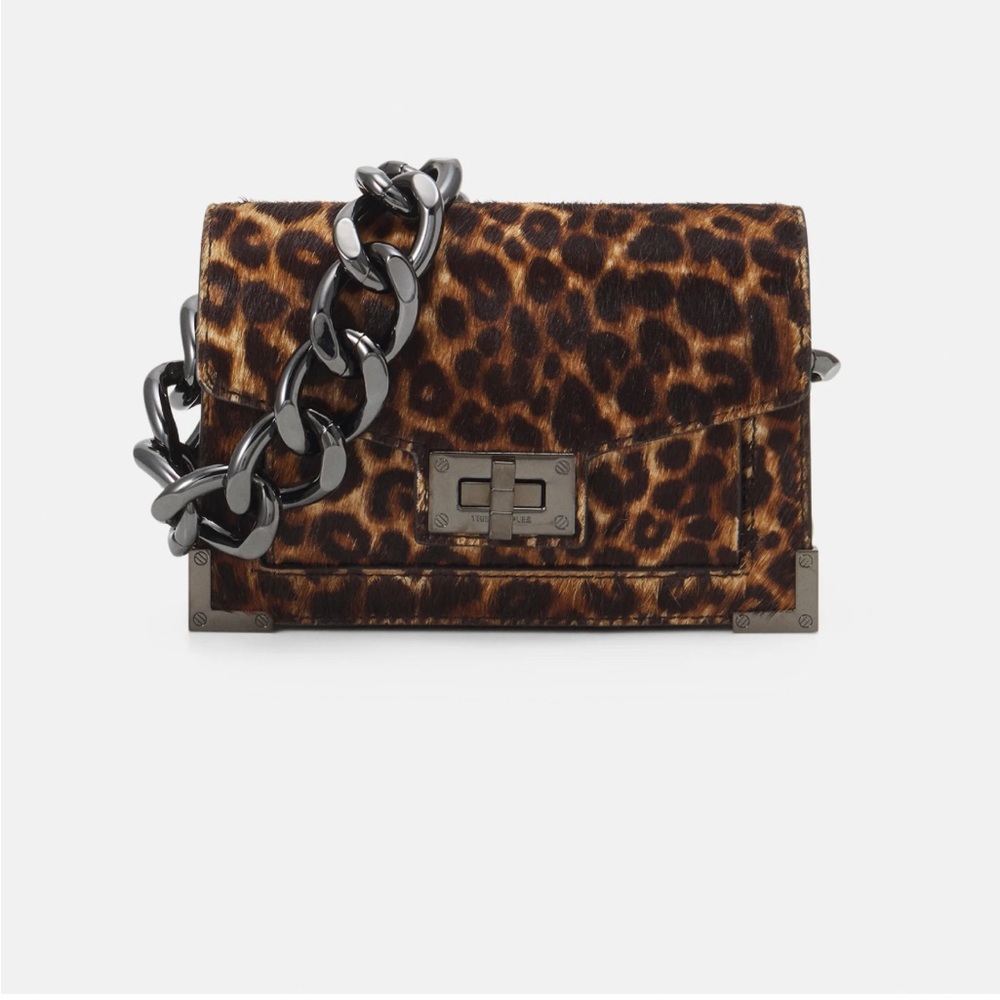 The Kooples Emily leopard hair design bag
